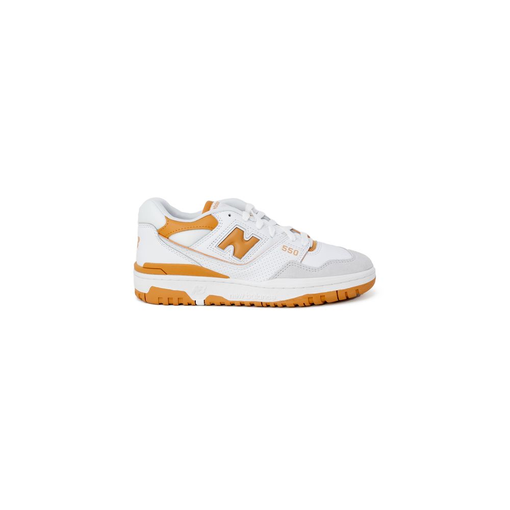 Оранжевые кроссовки из синтетической кожи New Balance