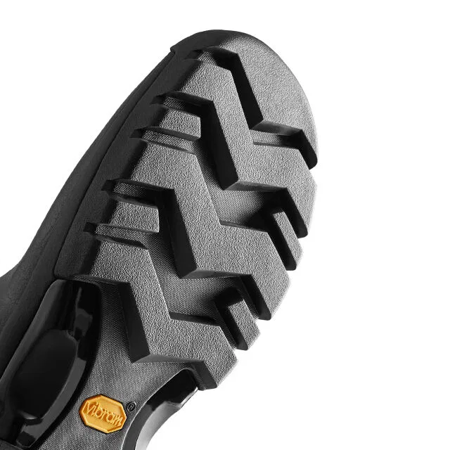 Мужские высокие резиновые сапоги Original Balmoral Side Adjustable Tall чёрные от Hunter — фото 4