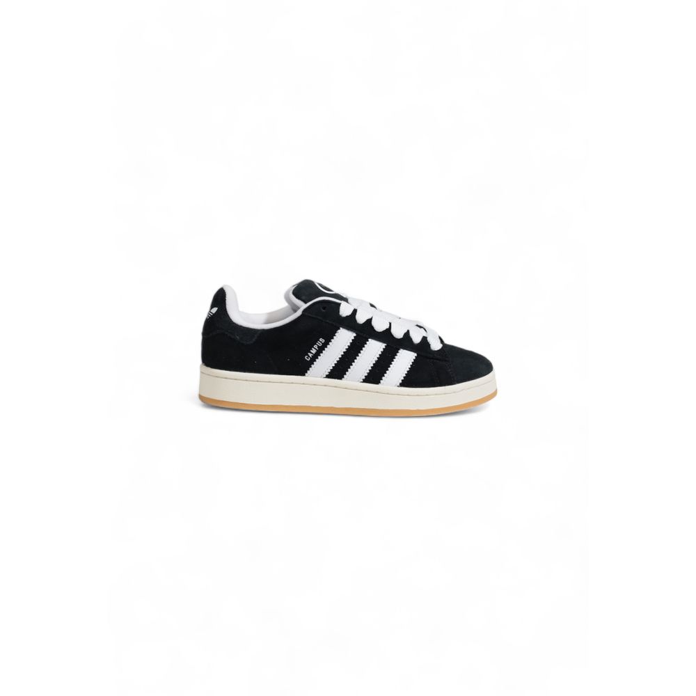 

Черные замшевые кроссовки из кожи Adidas