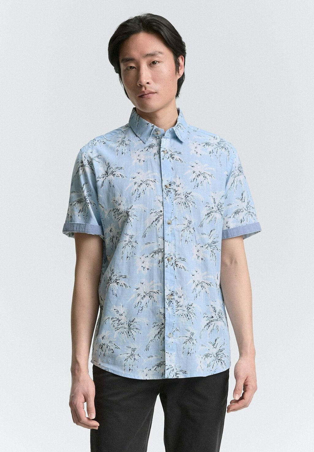 

Рубашка PRINTED TOM TAILOR, светло-голубой