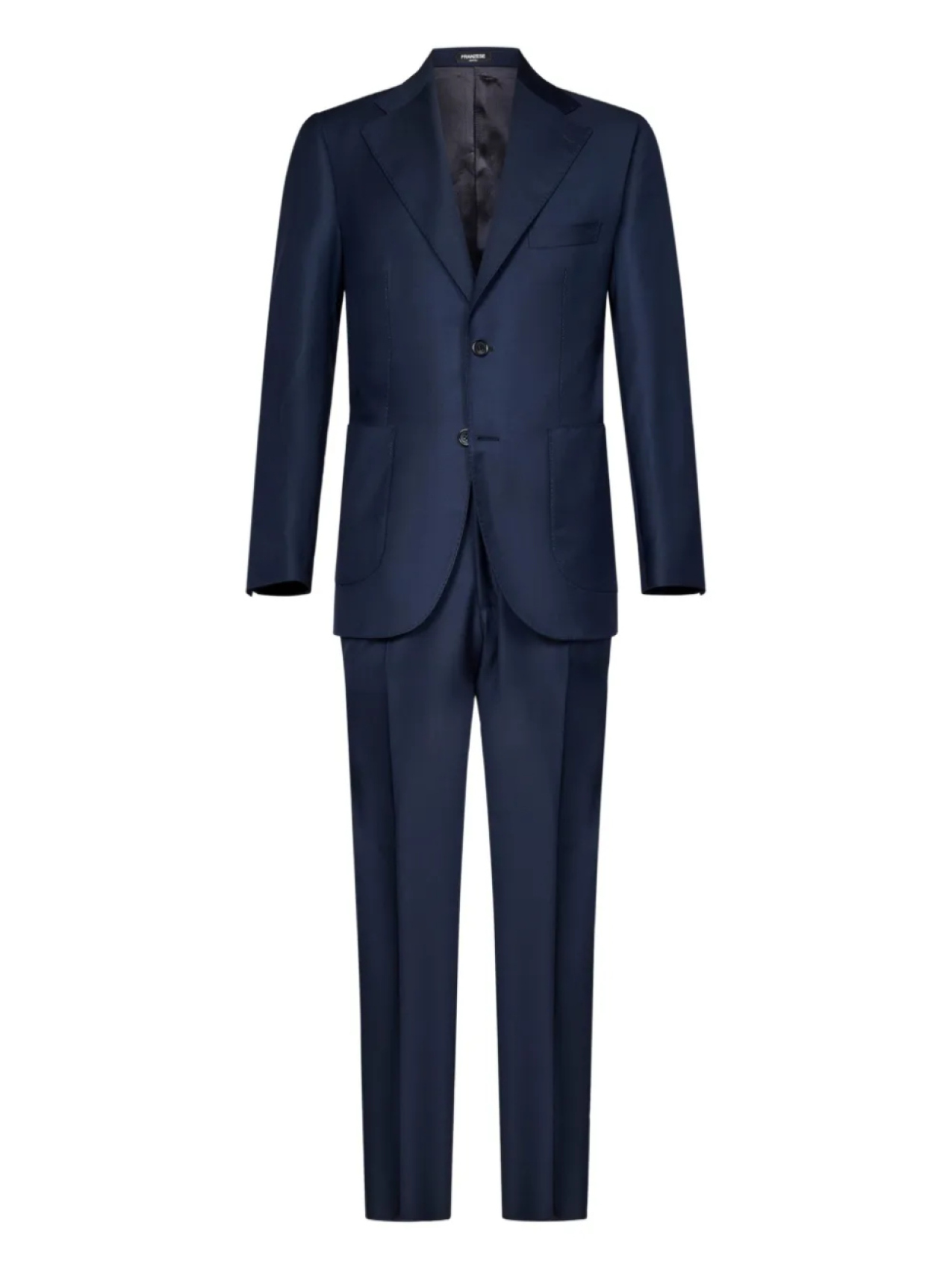 

FRANZESE COLLECTION Lapo Elkann костюм с зубчатыми лацканами, синий