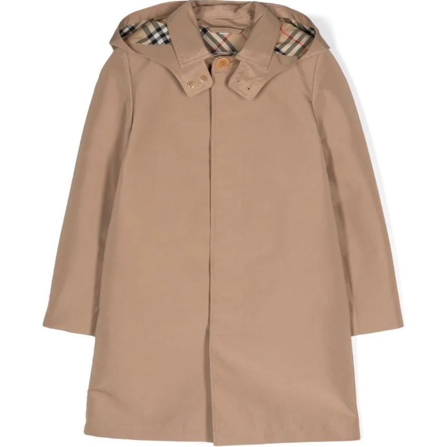 

Куртки и пальто светло-коричневые детские Burberry