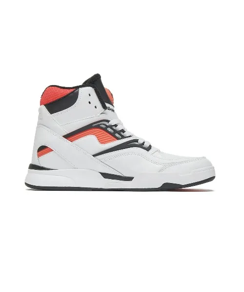 Унисекс высокие кожаные кроссовки Reebok TWILIGHT ZONE PUMP белые — фото 4