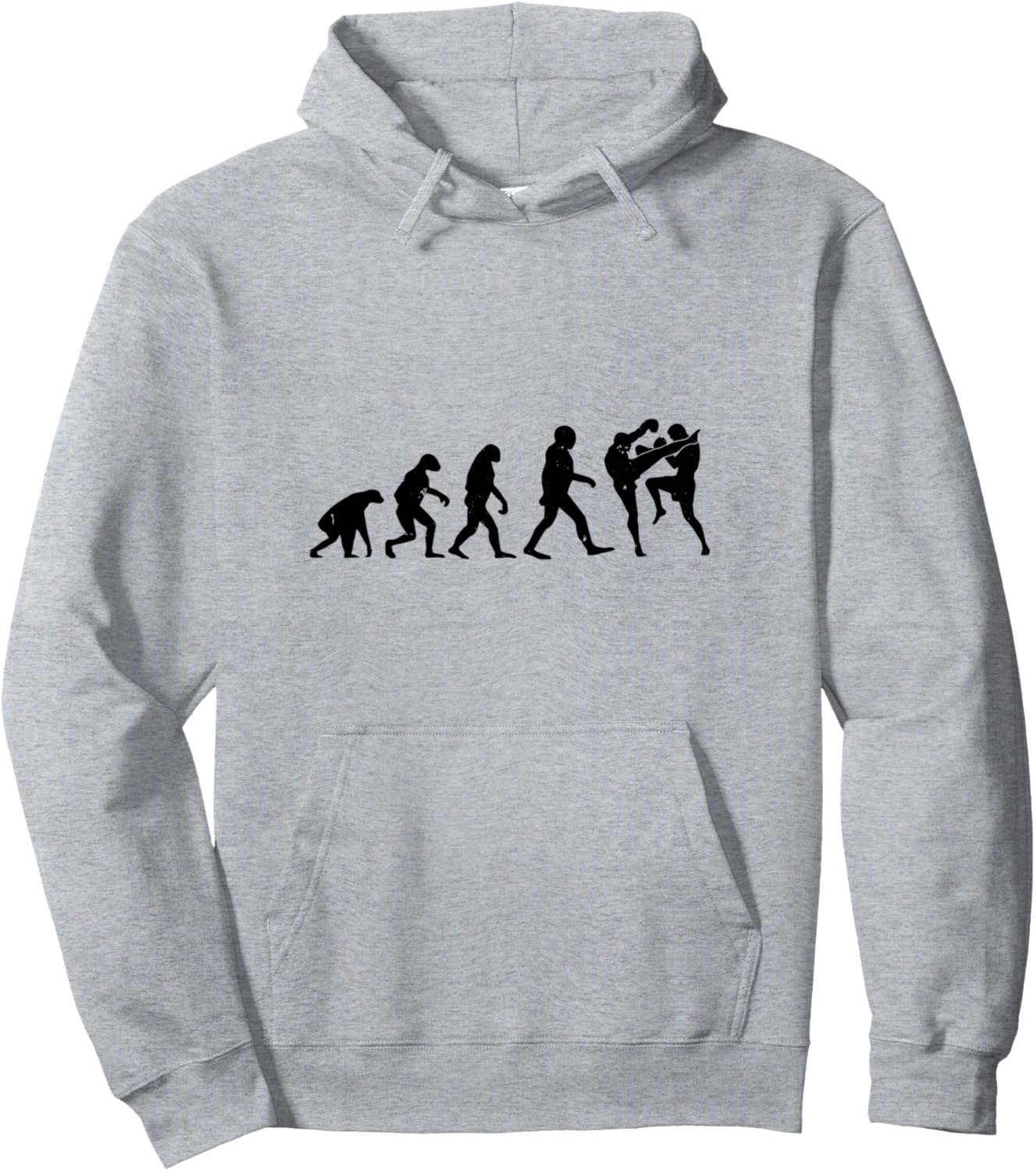 

Худи Muay Thai Evolution Muay Thai Fighter Muay Thai Martial Arts Muay Thai Boxing, серый