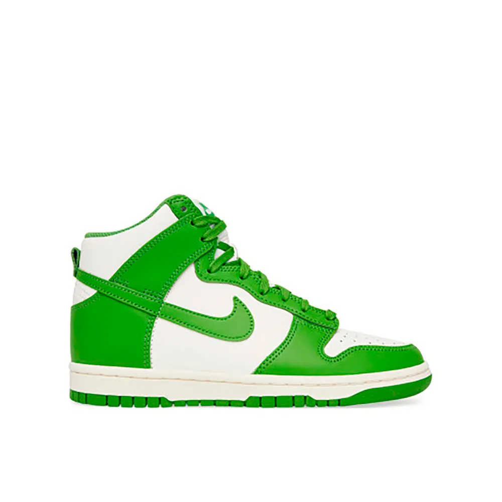 Кроссовки Nike Dunk High, зеленый