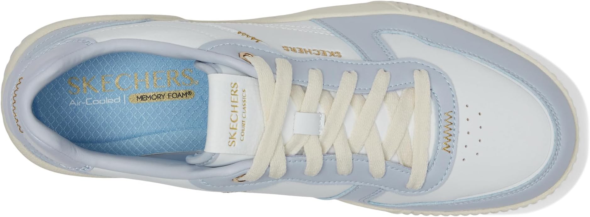 Кроссовки SKECHERS Jade - Best In Class, White/Blue — фото 2