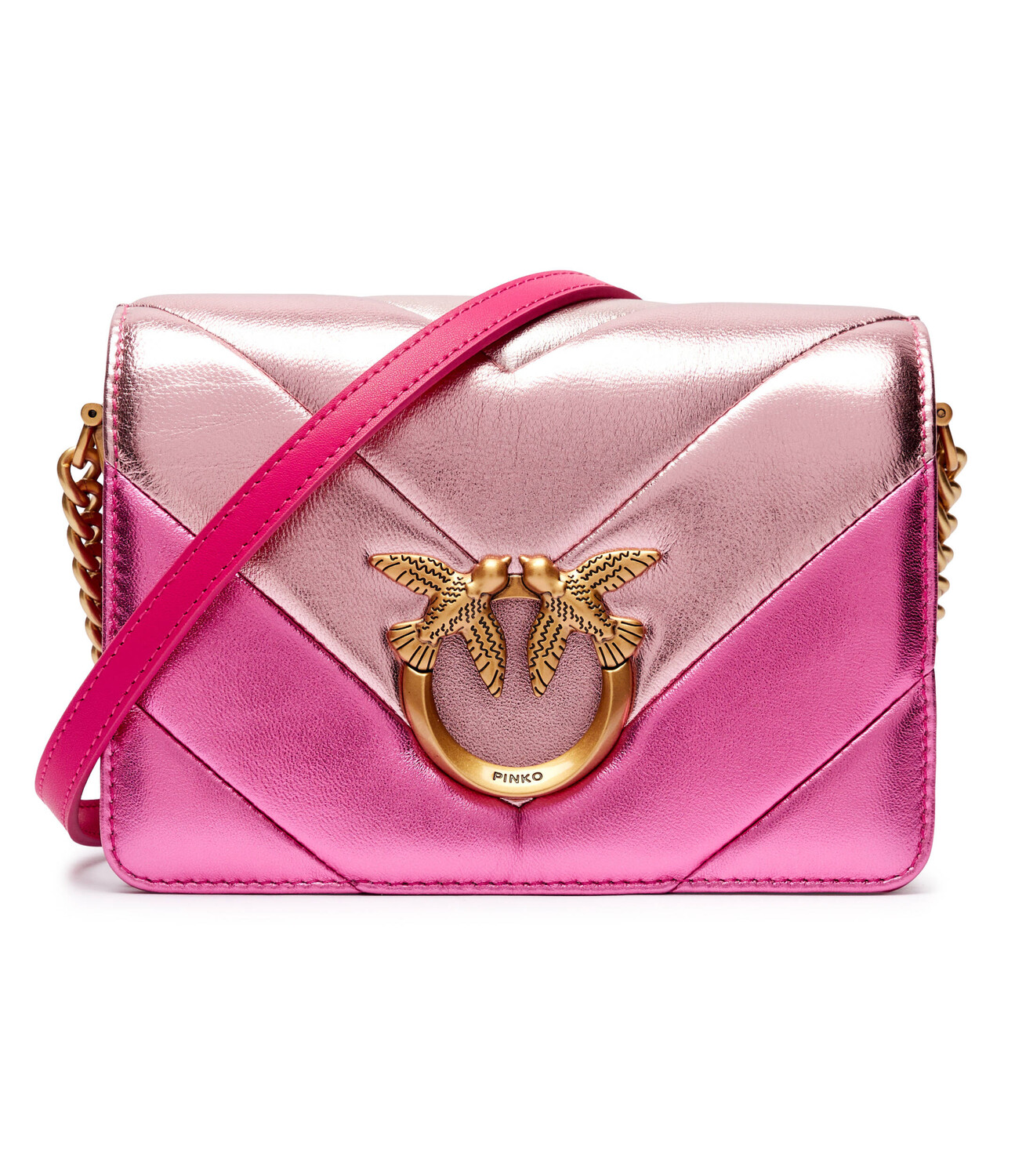 

Сумка через плечо Pinko LOVE CLICK MINI BIG CHEVRON, роза, Розовый, Сумка через плечо Pinko LOVE CLICK MINI BIG CHEVRON, роза