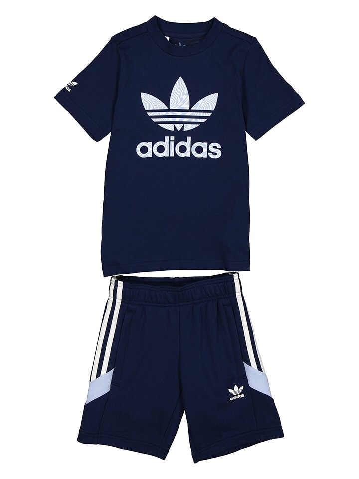 

Футболка adidas 2tlg Outfit, темно-синий