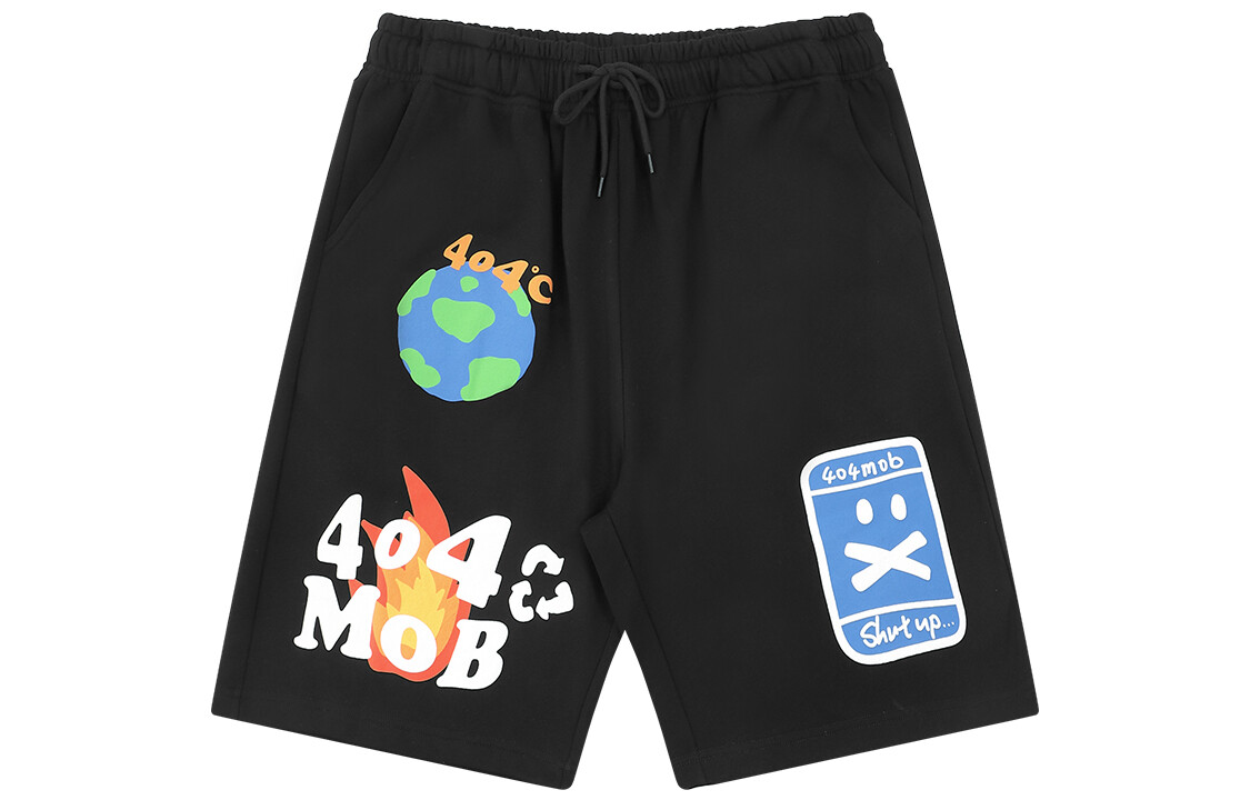 

404MOB GANG Повседневные шорты унисекс, Бежевый