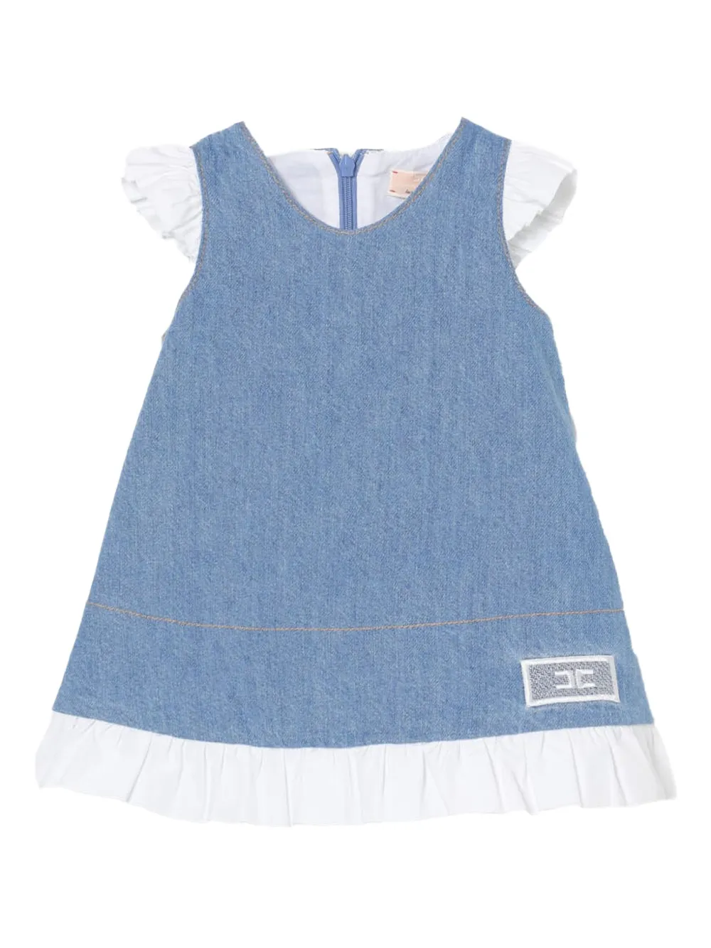 

Джинсовое платье Elisabetta Franchi Kids, синий