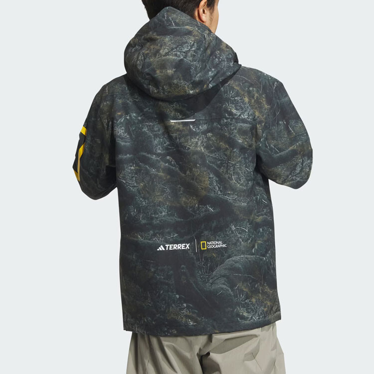 Мужская куртка National Geographic X Outdoor, серебристо-серая Adidas, серый — фото 3