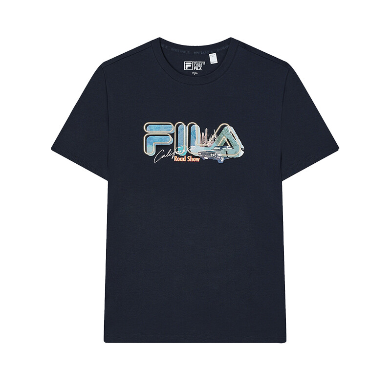 

Футболка мужская темно-синяя Fila, цвет Legend Blue