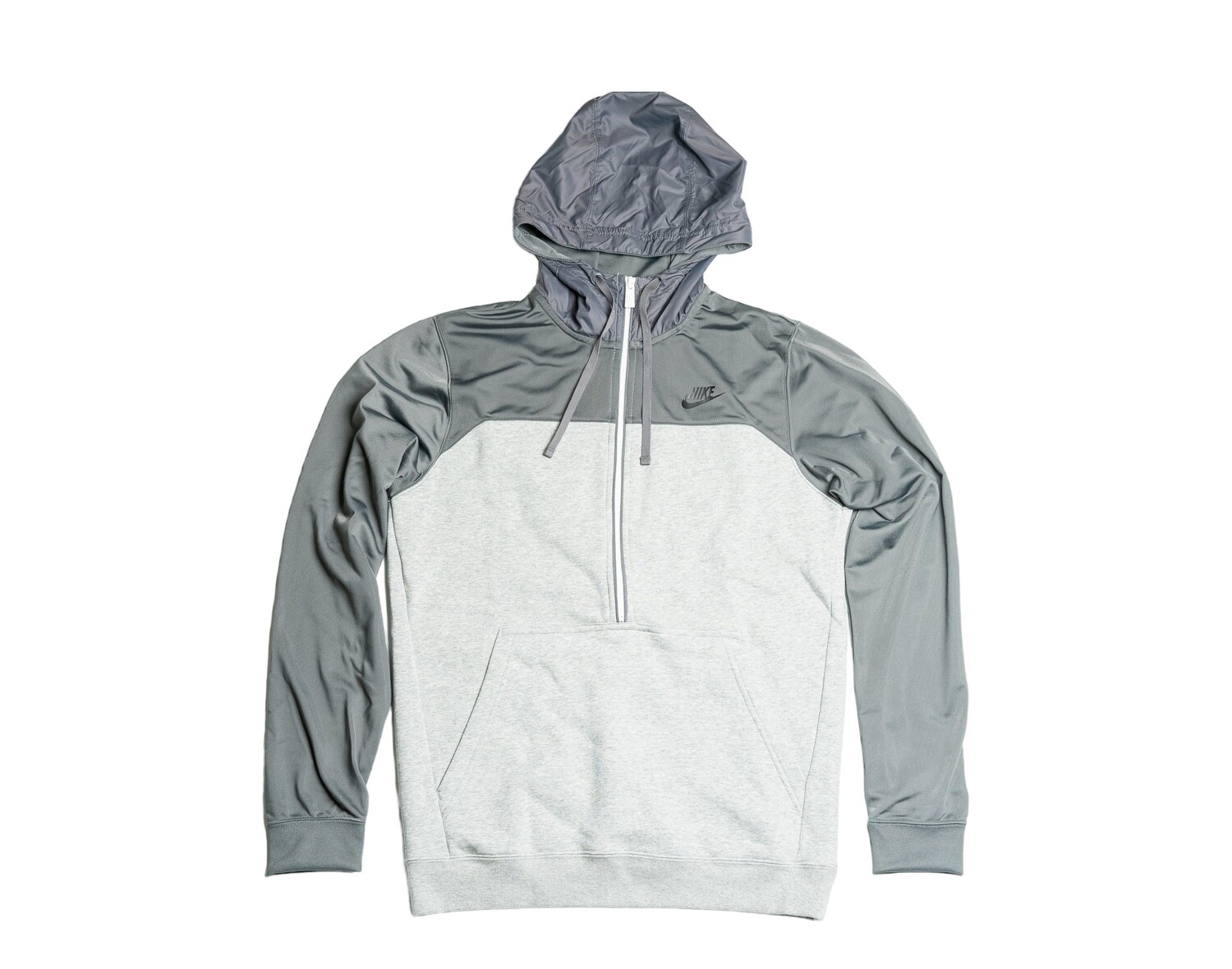 

Мужская флисовая худи с молнией 1/2 Nike Sportswear, серый