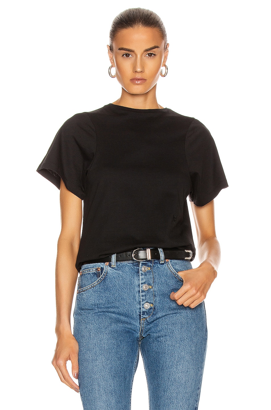 

Футболка с изогнутым швом Toteme, Black
