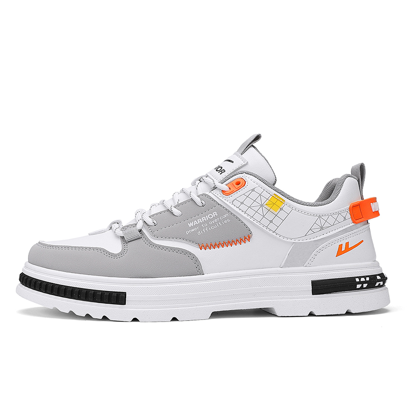 

Кроссовки мужские Lifestyle Shoes Men Low-Top Warrior, цвет White/Gray