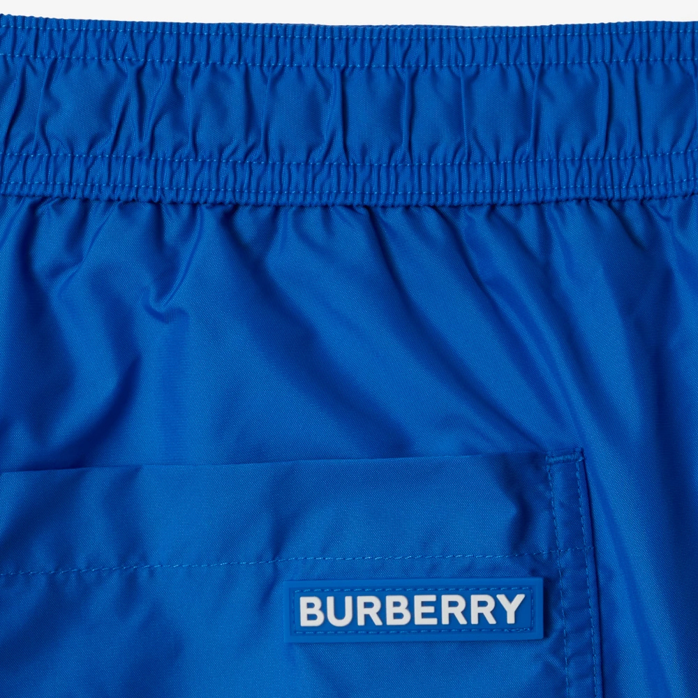 Шорты мужские Burberry хлопковые повседневные голубые — фото 4