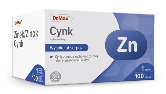 

Dr.Max цинк, Добавка , 100 таблеток
