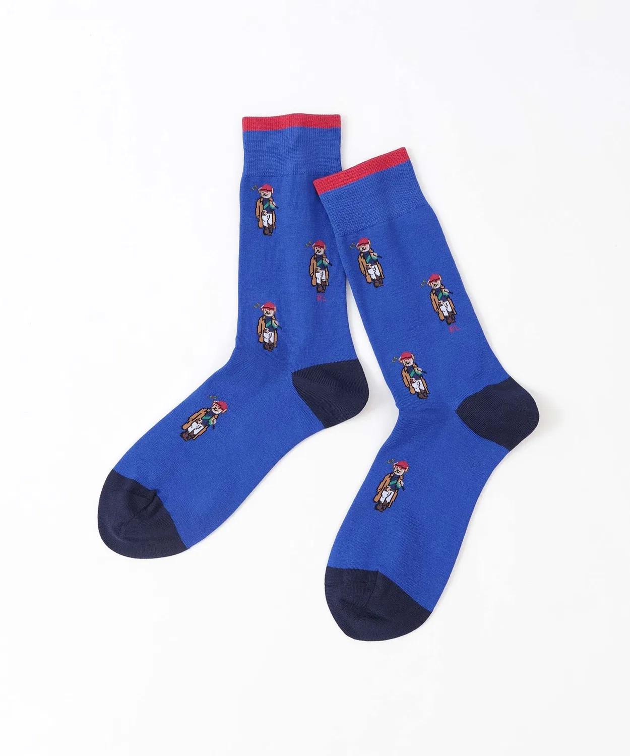 Носки Polo Ralph Lauren с медведем, синие