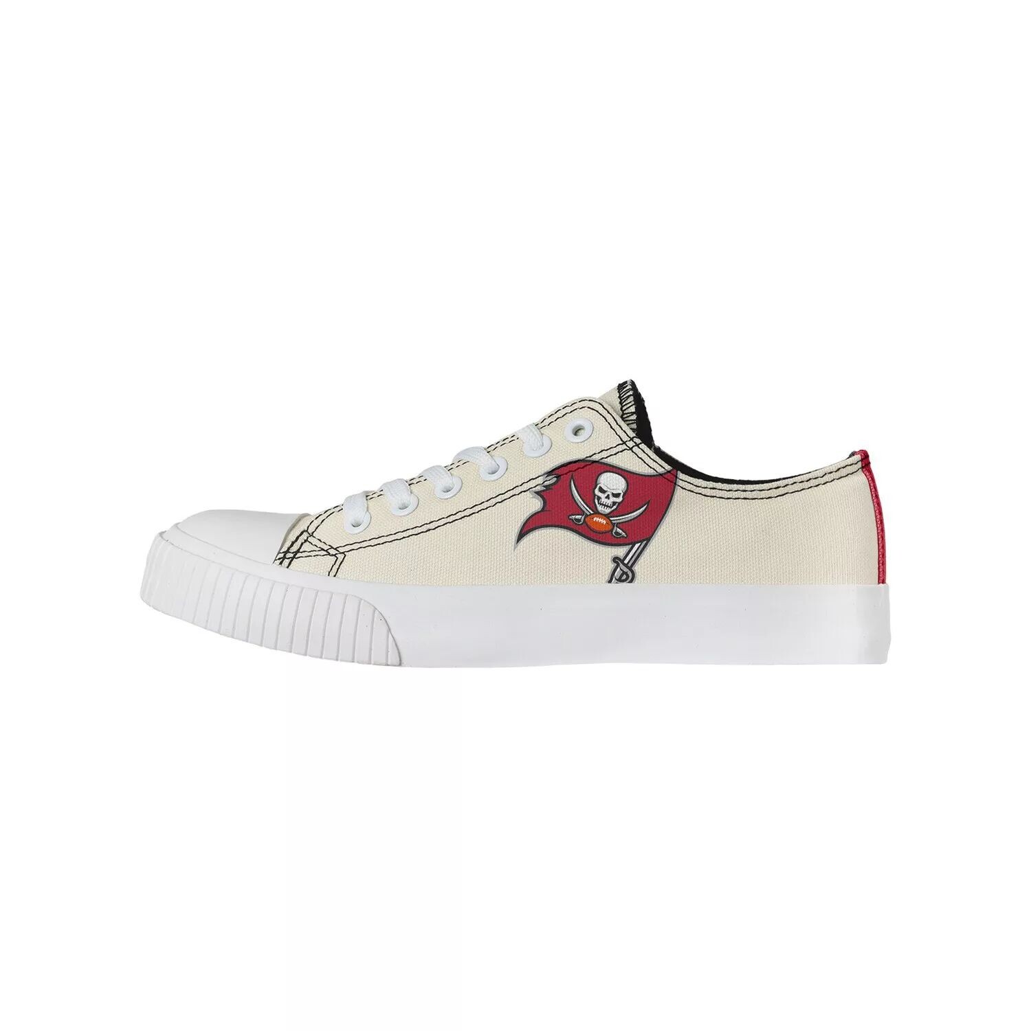 Женские низкие туфли из парусины кремового цвета FOCO Tampa Bay Buccaneers