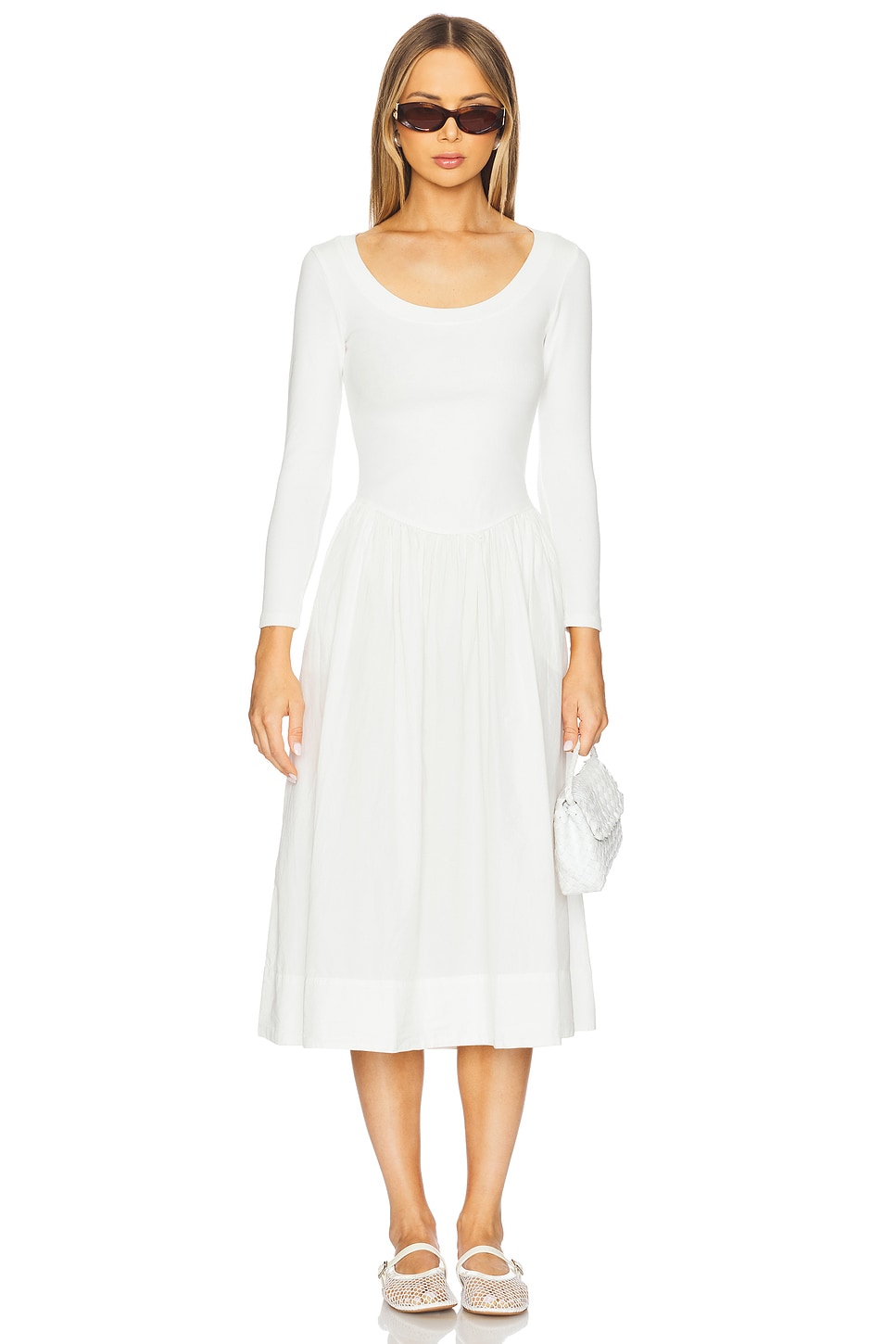 

Платье миди X free-est aelia от Free People, ivory