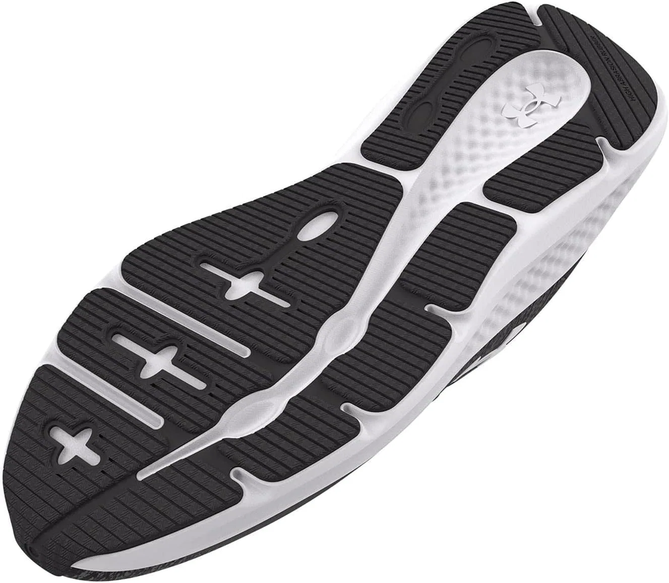 Мужские беговые кроссовки Under Armour UA Charged Pursuit 3 Twist, Jet Gray Jet Grey White — фото 4