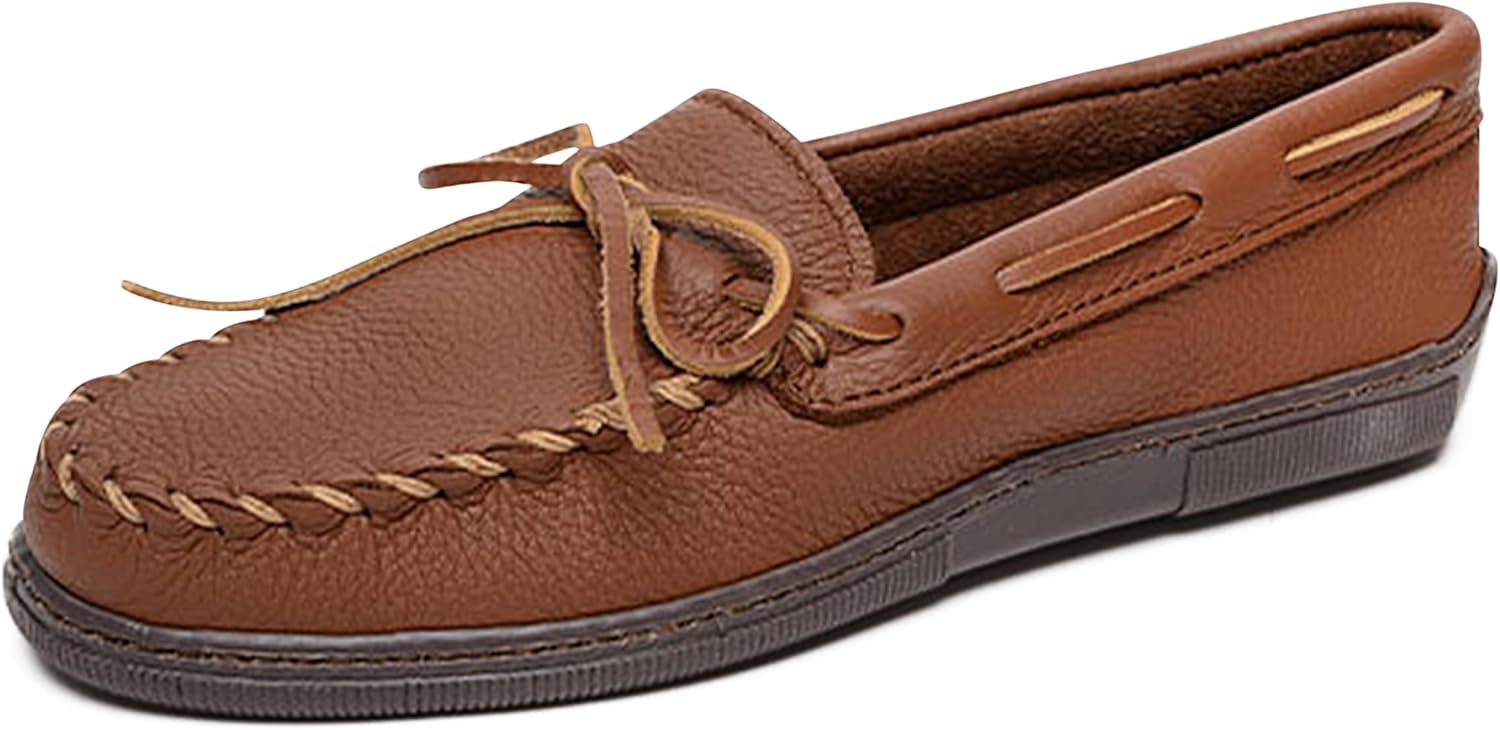 

Мокасины Minnetonka для мужчин из оленьей кожи Moosehide, Carmel - Classic