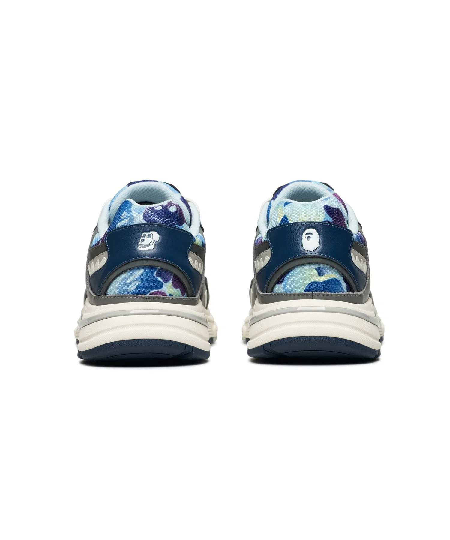 Мужские кроссовки A BATHING APE SHARK STA синие — фото 3