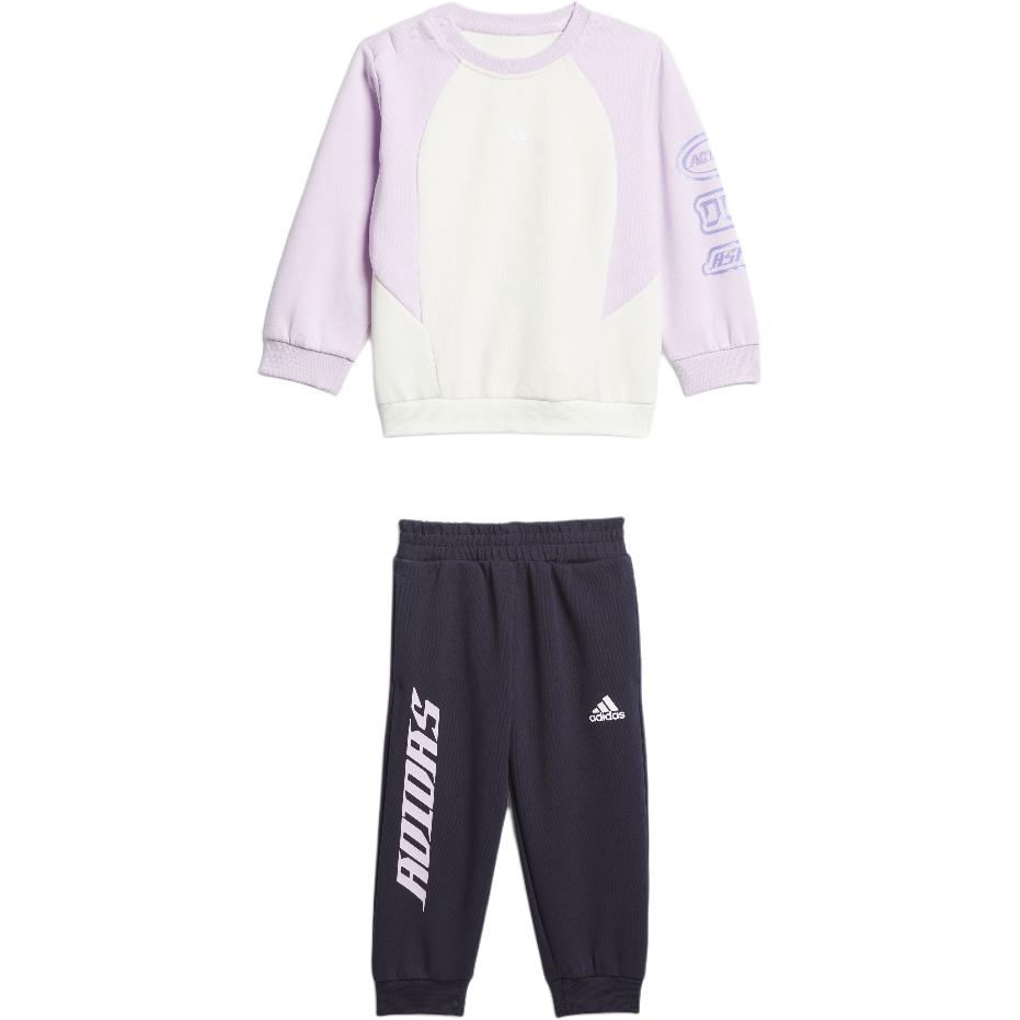 Adidas Детский комплект Jade White/Pink/Legend Ink для младенцев и малышей — фото 3