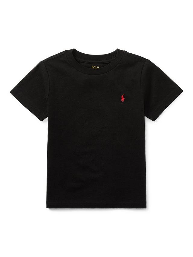 

Детская поло футболка с коротким рукавом из хлопка Ralph Lauren, Black