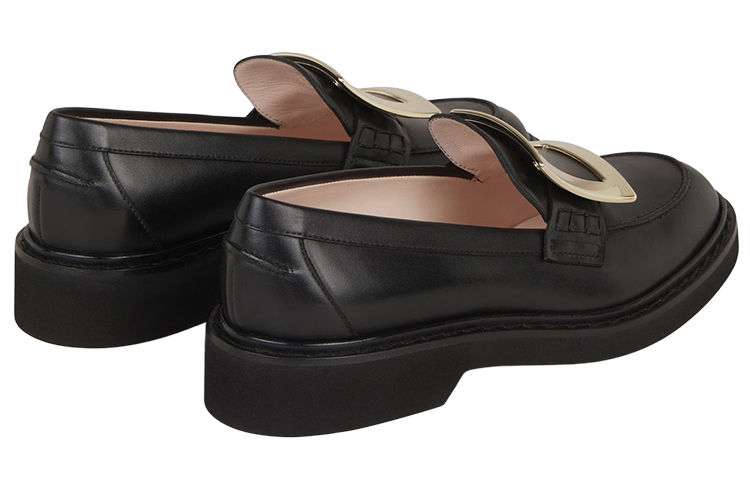 Вивь Рейнджерс Лоферы с пряжкой Женские Roger Vivier, Черный — фото 4