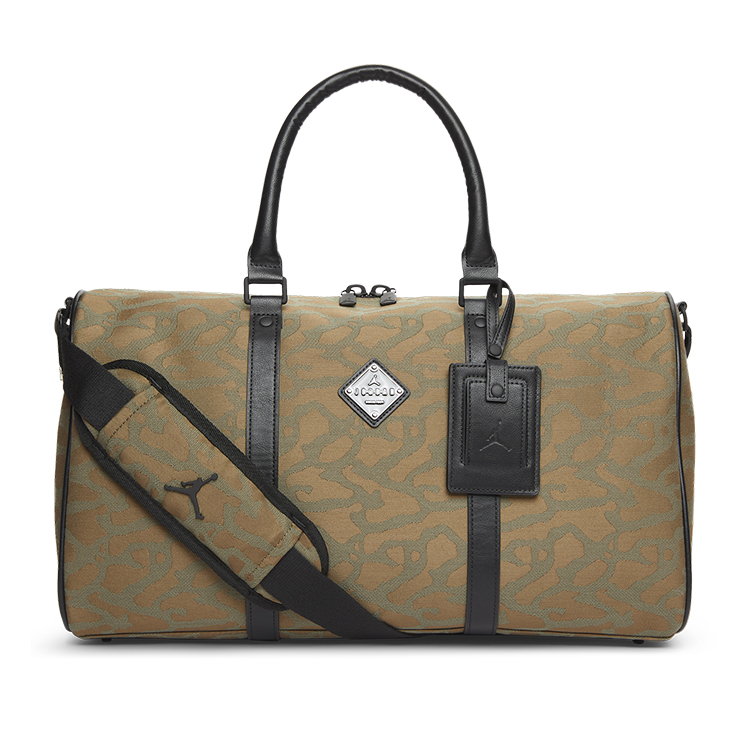 

Jordan Полиэстеровая дорожная сумка унисекс светло-оливкового цвета, Light Olive Green