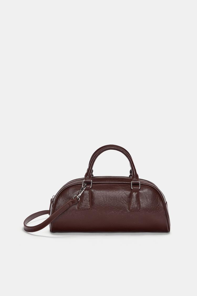

Ретро сумка через плечо Pull And Bear, коричневый
