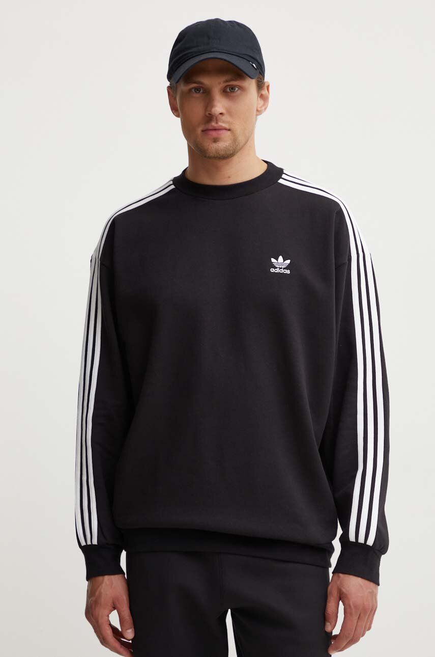 

Толстовка Oversized Crew adidas Originals Adicolor, черный