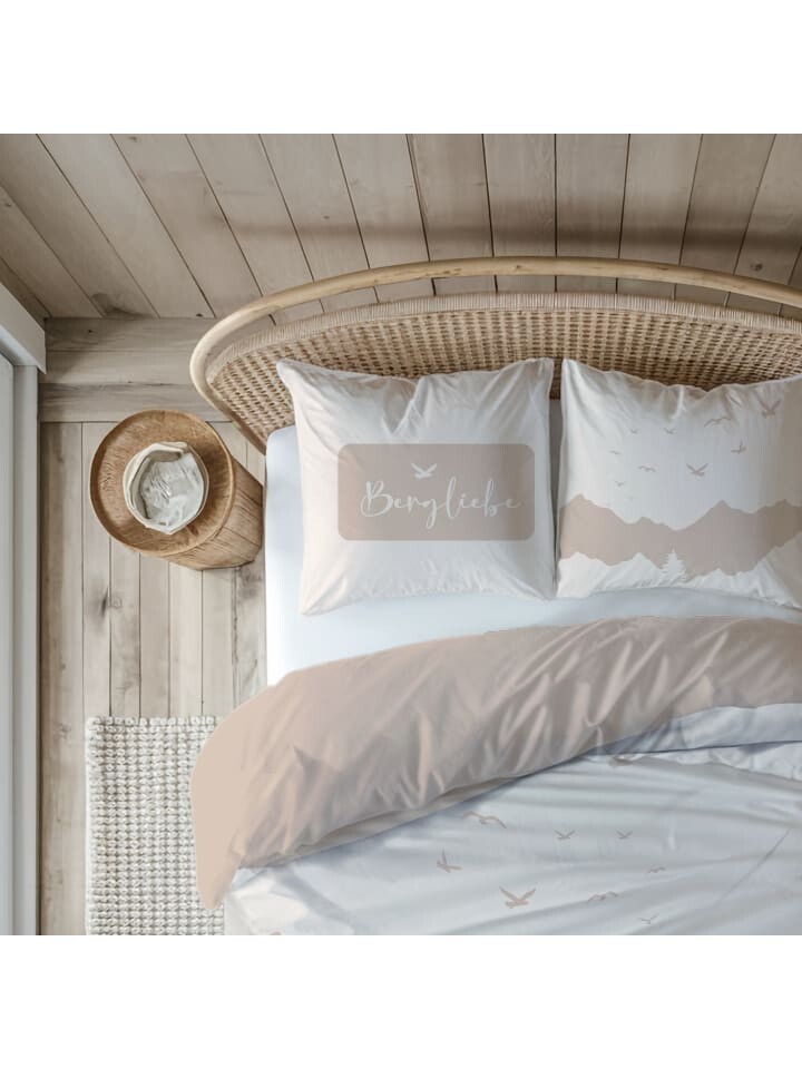 

Постельное белье TRAUMHELDEN Set Bergliebe Hüttenzauber Landhaus, бежевый