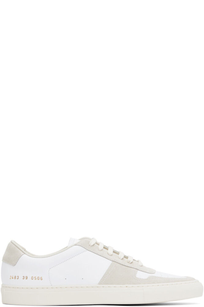 

Белые и бежевые кроссовки BBall Duo Common Projects