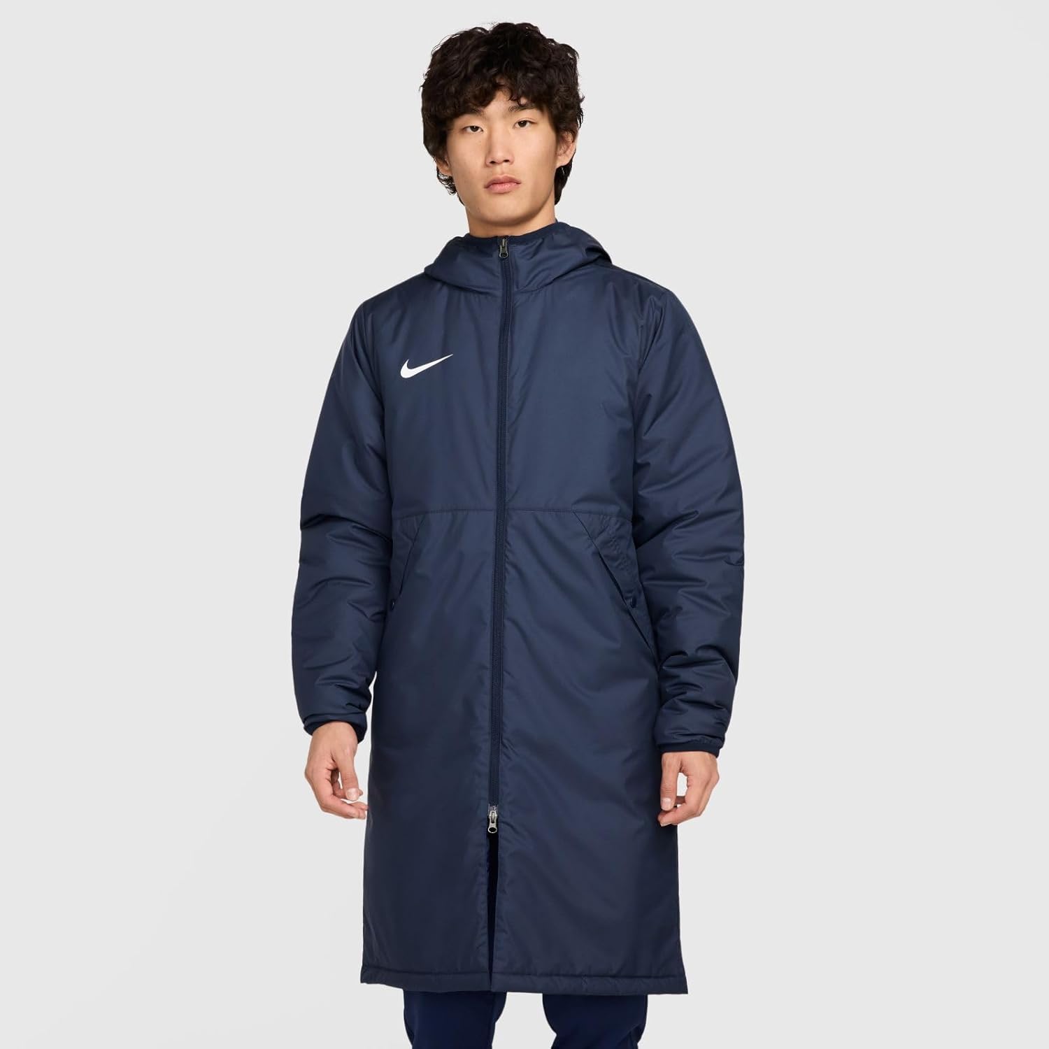 Nike mens M Nk Syn Fl Rpl Park20 Sdf Jkt, Obsidian/White — фото 2
