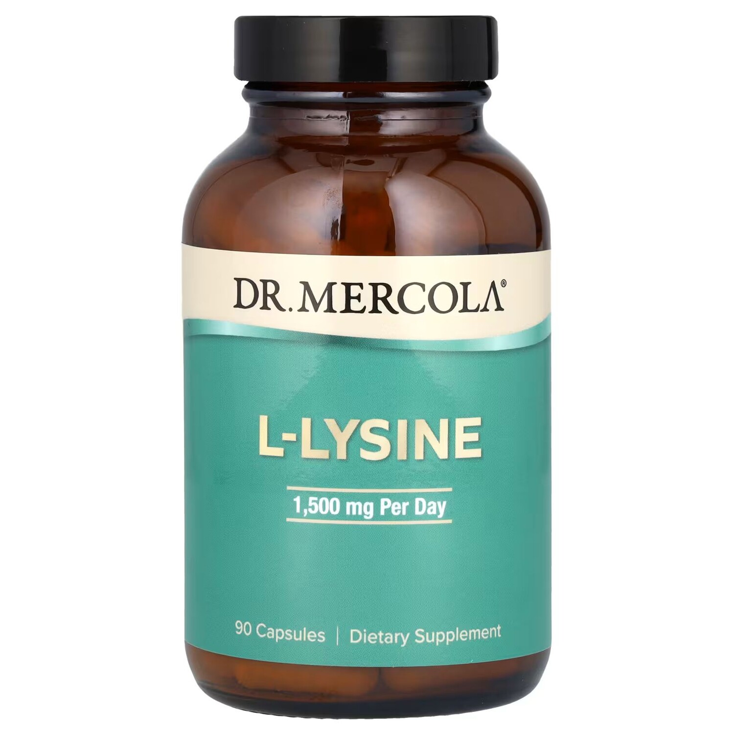 

L-лизин, 1500 мг, 90 капсул Dr. Mercola