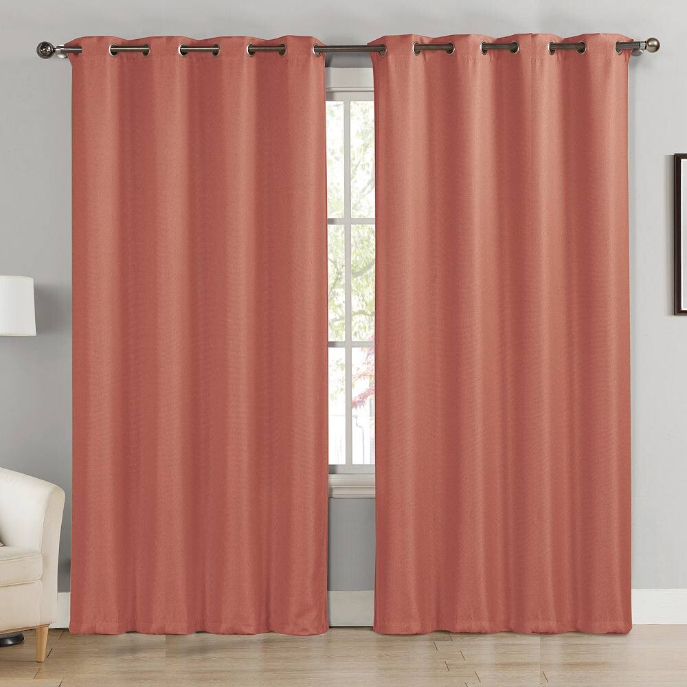 

Панель для штор VCNY Home Celine Blackout Grommet 1, красный