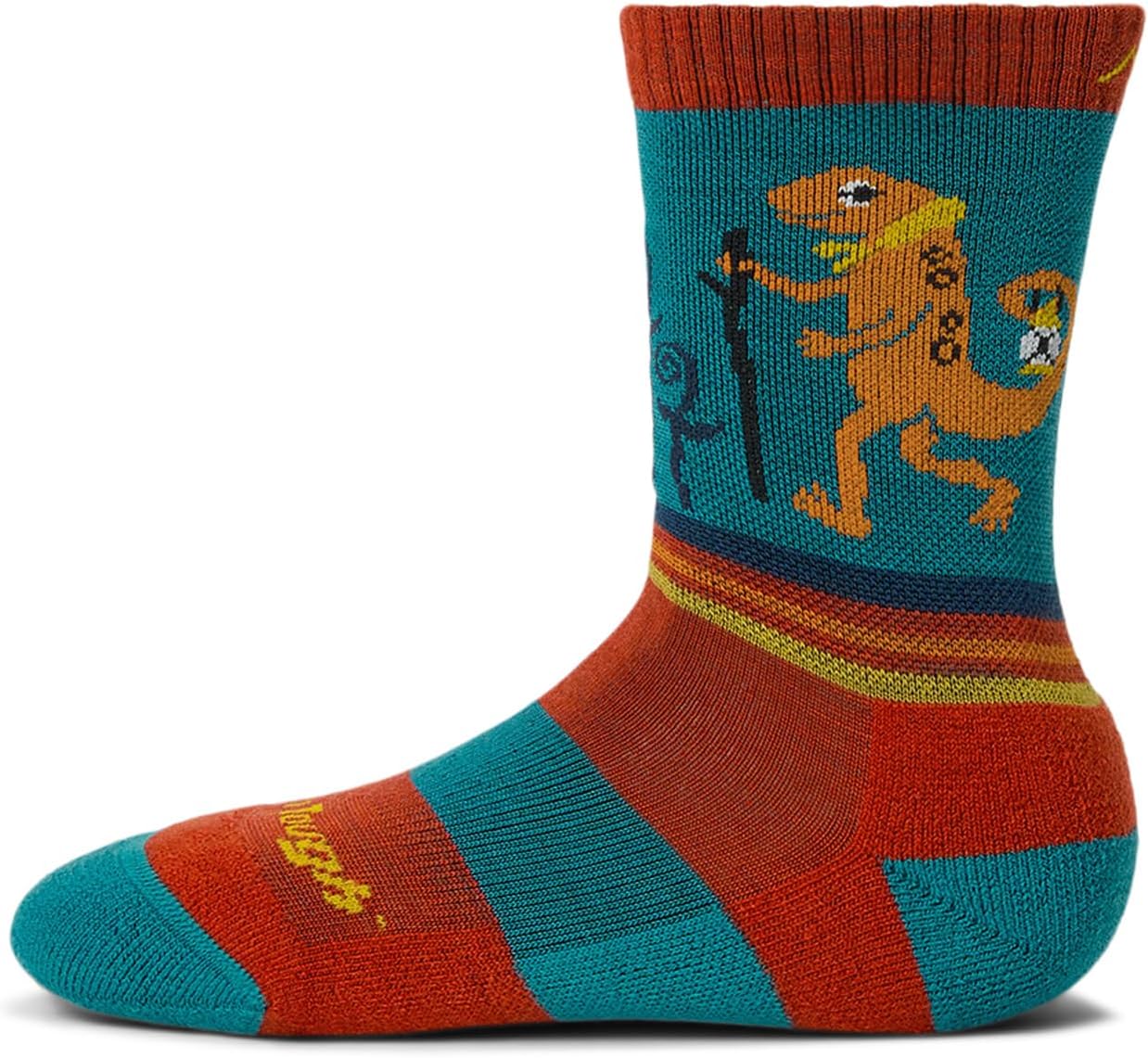 

Носки Darn Tough Vermont Sal Micro Crew Lightweight with Cushion, цвет Lava