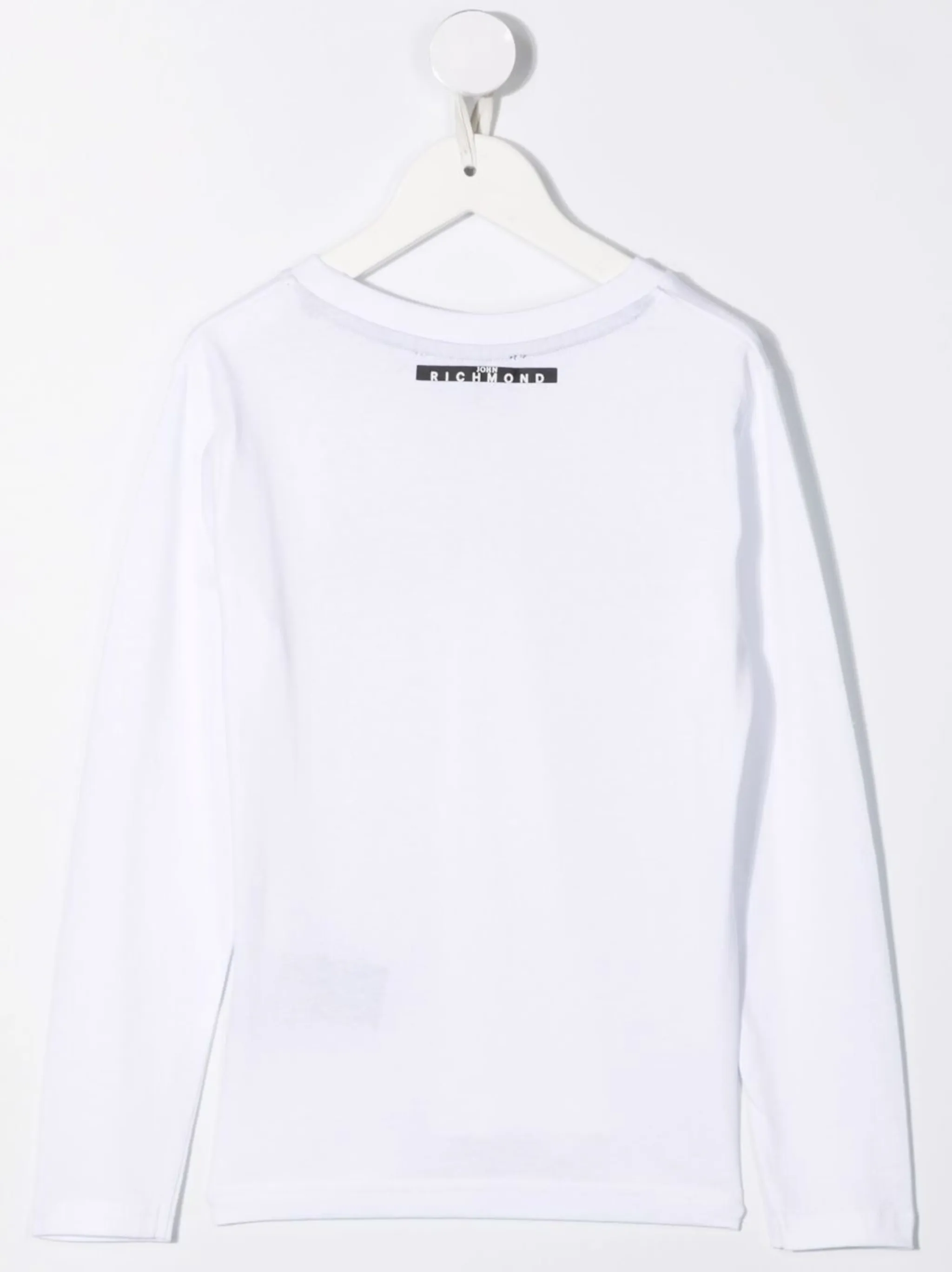 

Футболка с длинными рукавами и логотипом John Richmond Junior, белый
