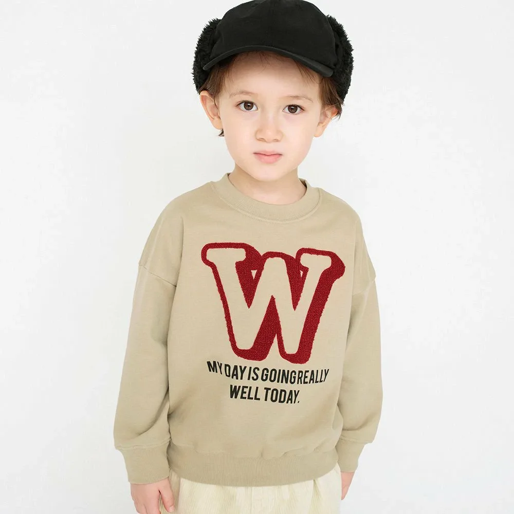 Толстовка Sagara с вышивкой и флисовой подкладкой Branshes, beige