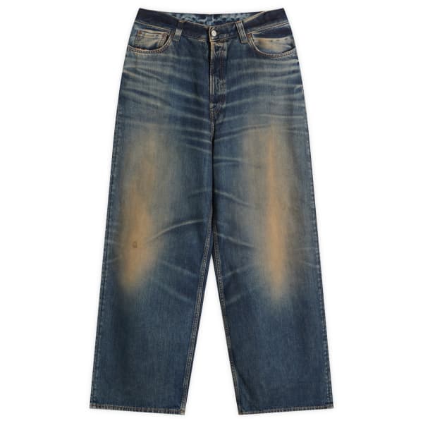 

2023 u rocka wash свободные джинсы Acne Studios, синий