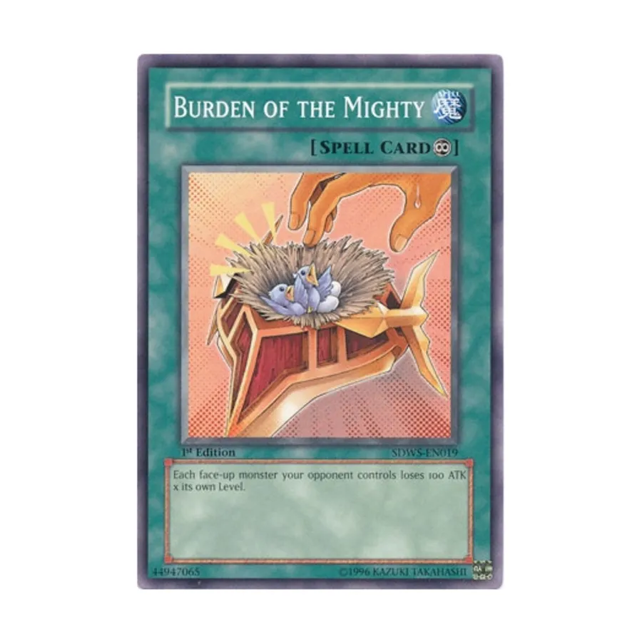 

CCG Бремя Могущественного (Обычное), Yu-Gi-Oh - Structure Deck - Warrior's Strike - Singles
