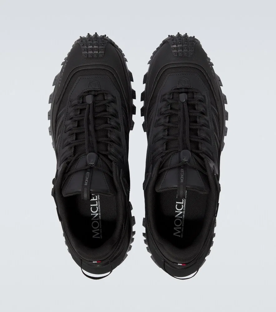 Кроссовки Trailgrip GTX с кожаной отделкой Moncler, черный — фото 4