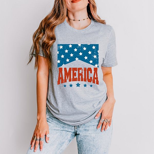 

Футболка с коротким рукавом America varsity stars Simply Sage Market, Heather Grey, Серый, Футболка с коротким рукавом America varsity stars Simply Sage Market, Heather Grey