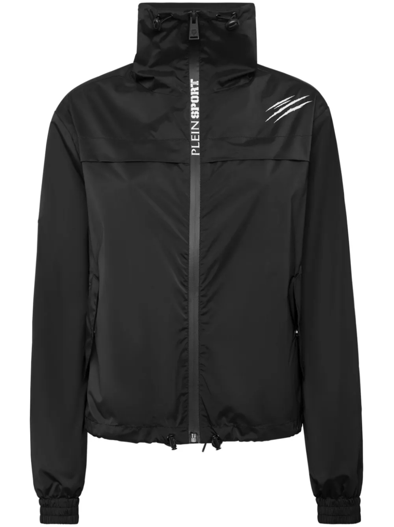 

Укороченная ветровка с принтом Scratch Plein Sport, черный