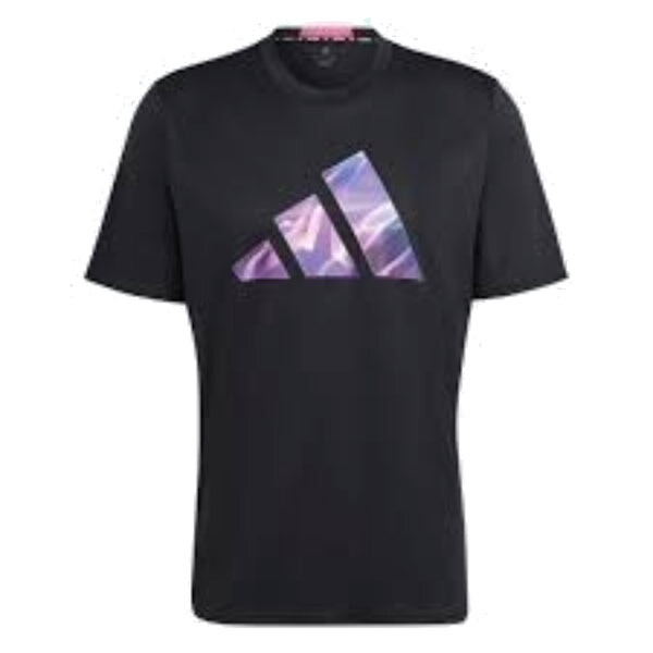 

Футболка, предназначенные для активных тренировок, футболка Adidas, черный