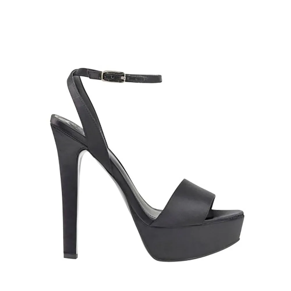 Сандалии Guess FLEMP2 heel, черный