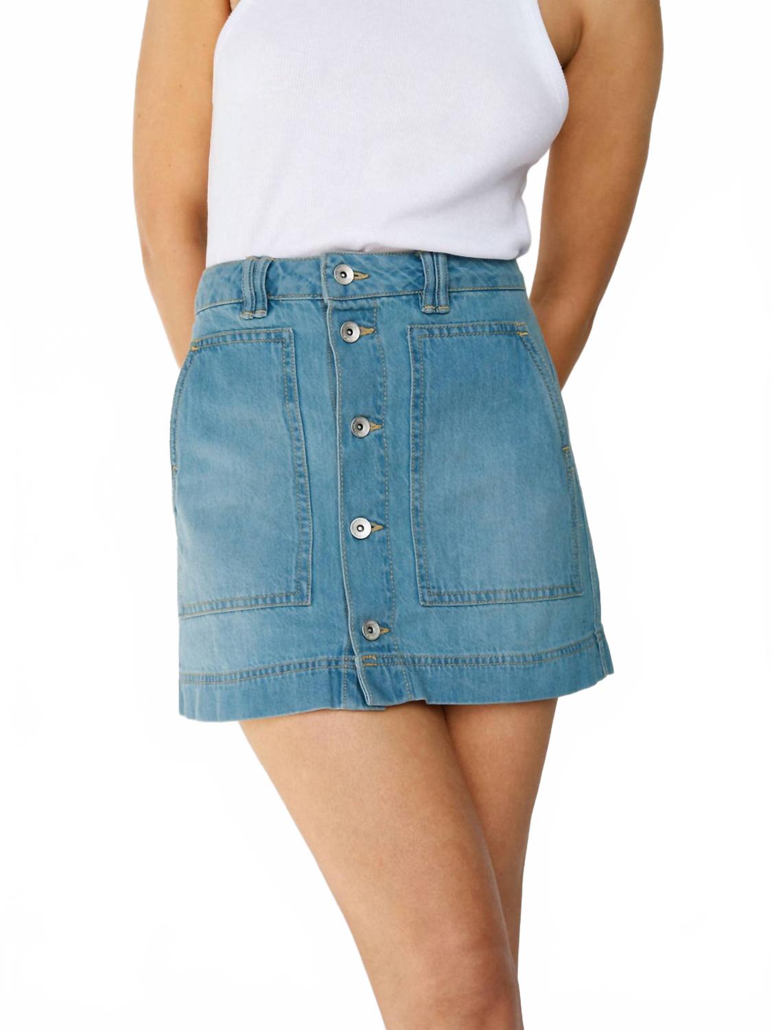 

Синяя юбка на пуговицах Sanctuary