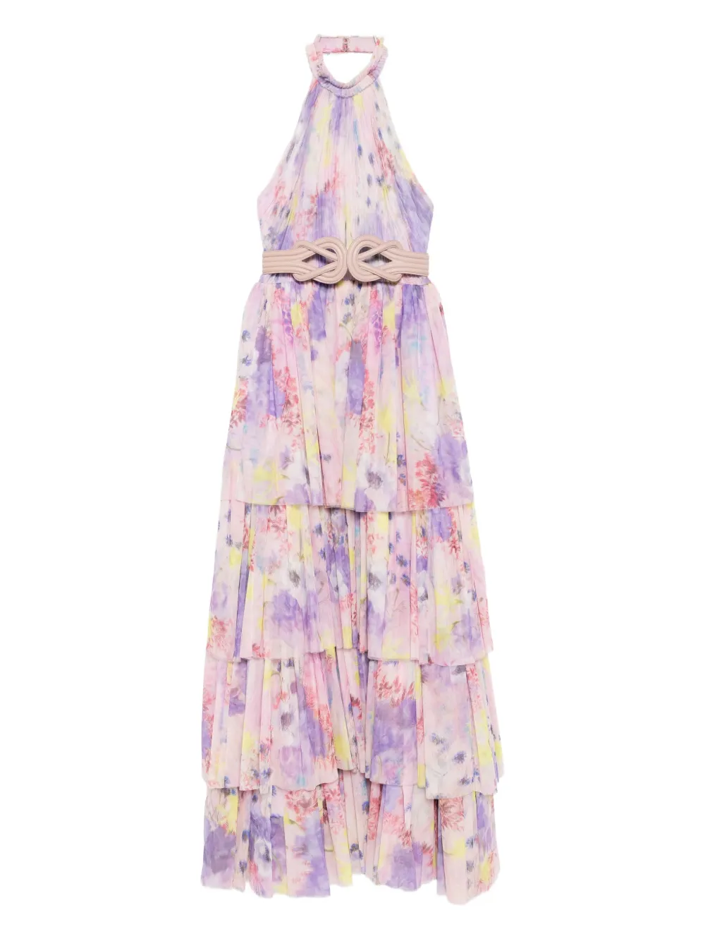 

Многослойное платье Saiid Kobeisy, розовый